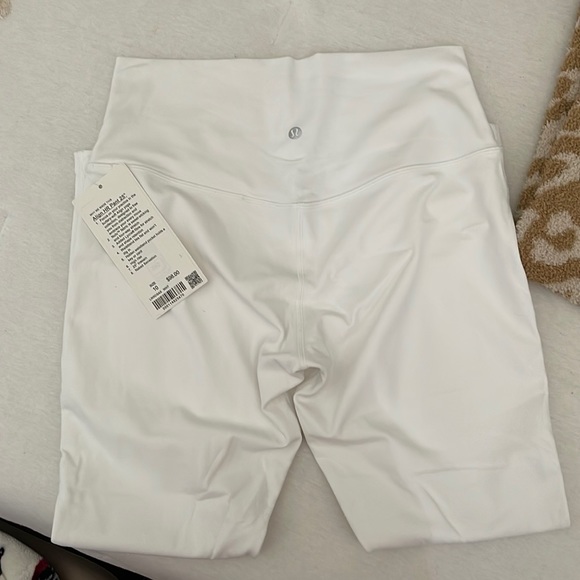 Lululemon Align 25 Women's White High-Waisted Leggings 10 - Picture 1 of 5